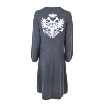Damen-Kleid-Sherry-Kaschmir-grau-hinten-1