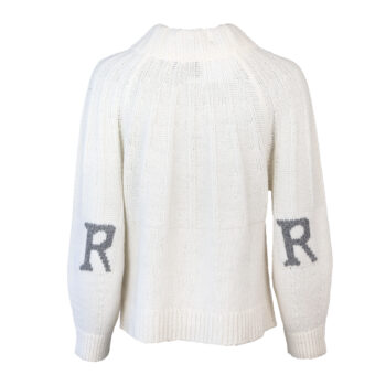 Damen-Pulli-Erika-Wolle-Winterweiß-Schleife-Steirerkaro-hinten-1