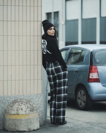 Kaschmir Haube - Bärenkopf