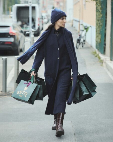 Kaschmir Haube - Bärenkopf