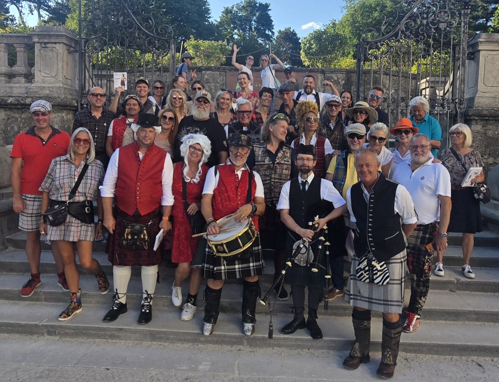 Mozart im Kilt Salzburg_Gruppenfoto_tour