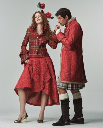 Damen Jacke - Grazella - Wolle, Mozart Karo